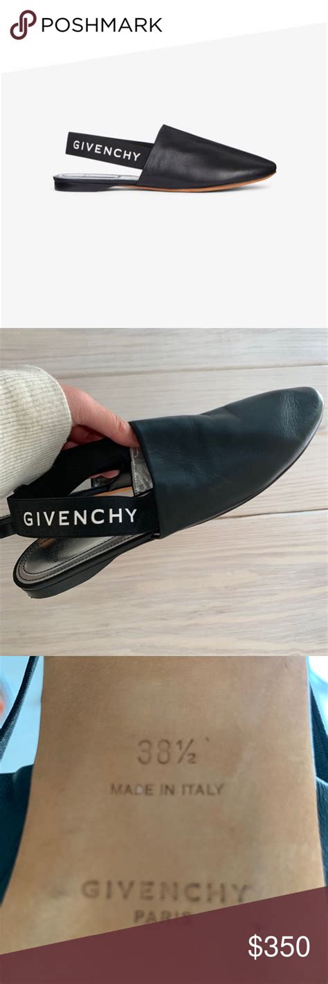 givenchy sling back flat mules|Shop Givenchy G Chain Slingback Flat Mules .